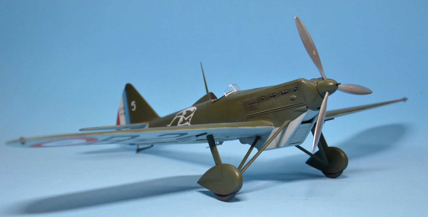 708 - Dora Wings - 32003 - Dewoitine D.510 - painted model