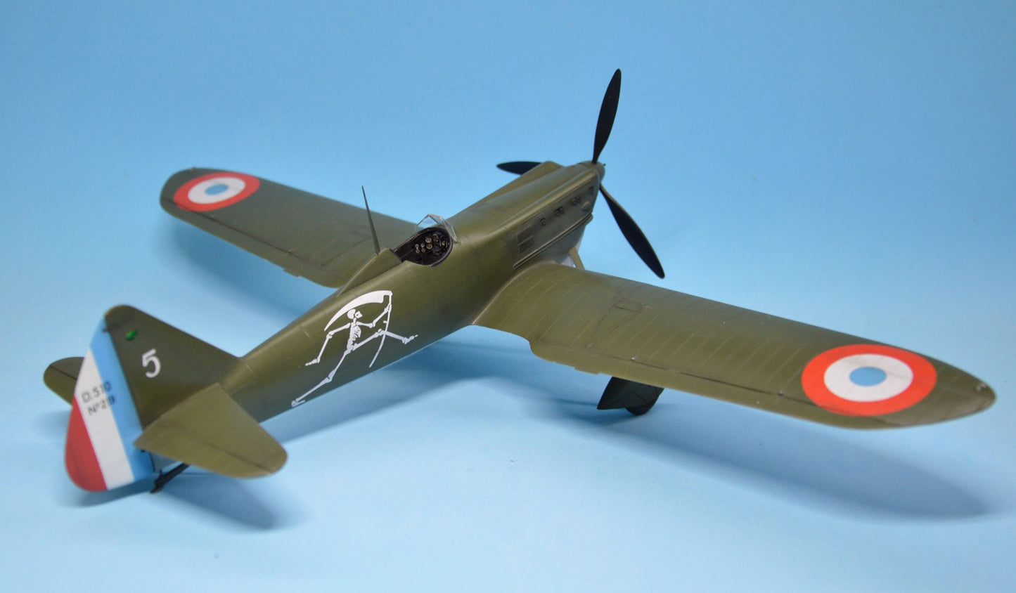 710 - Dora Wings - 32003 - Dewoitine D.510 - painted model