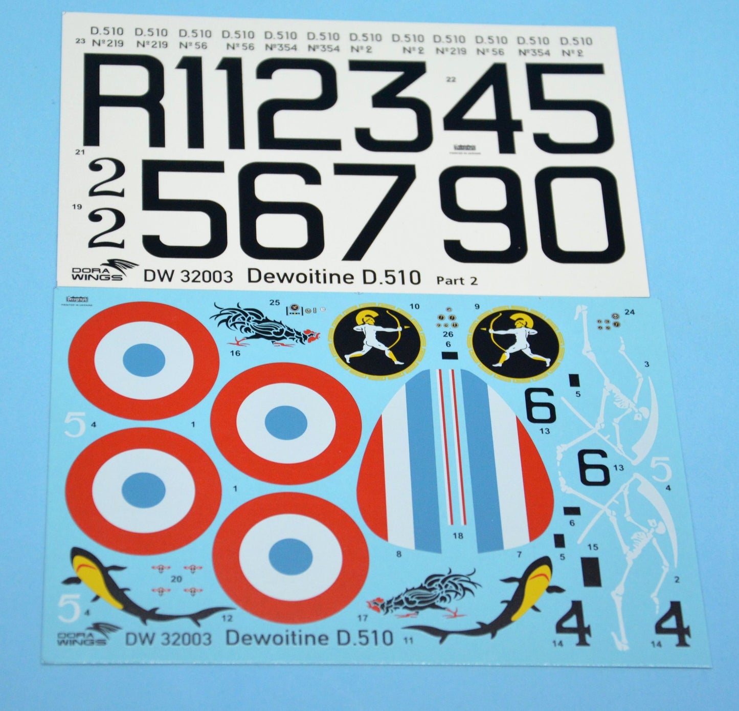 400 - Dora Wings - 32003 - Dewoitine D.510 - decals