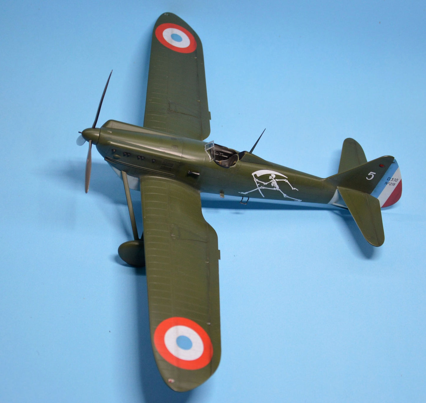 700 - Dora Wings - 32003 - Dewoitine D.510 - painted model