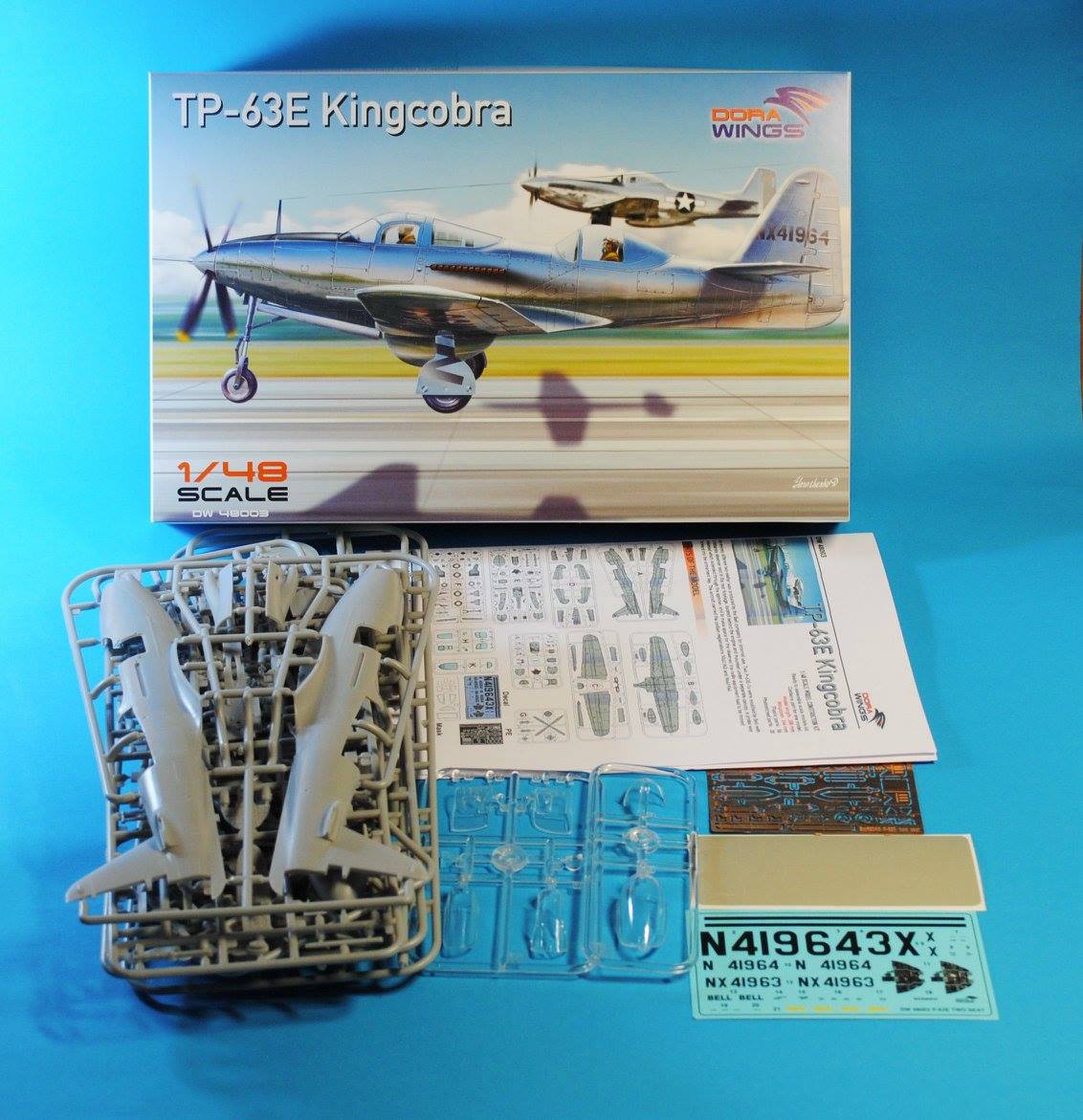 700 - Dora Wings - 48003 - Bell TP-63E Kingcobra - painted model
