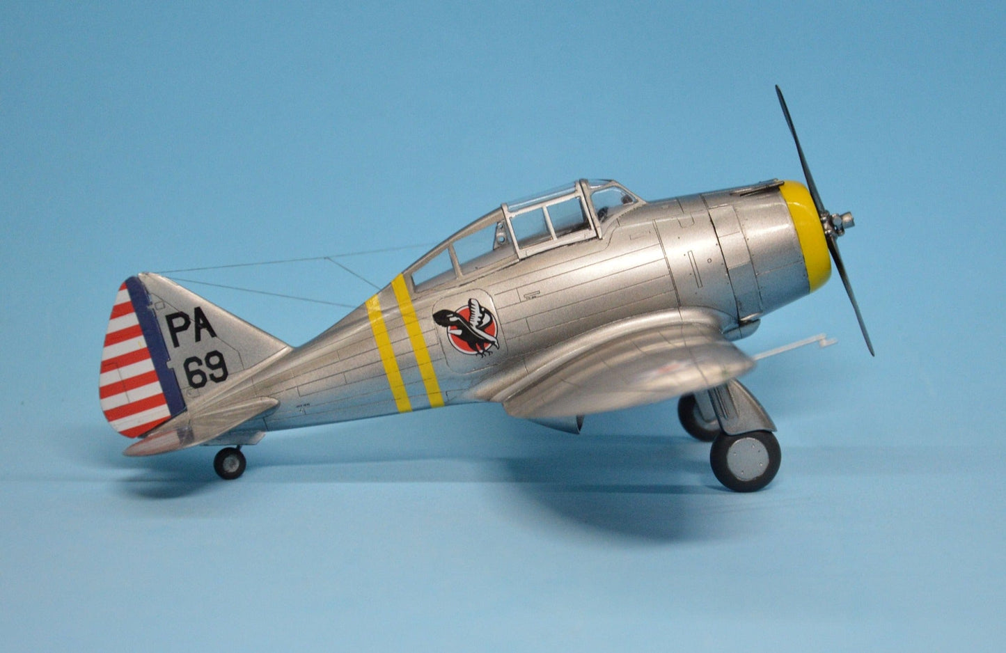 702 - Dora Wings - 48012 - Seversky P-35 - painted model
