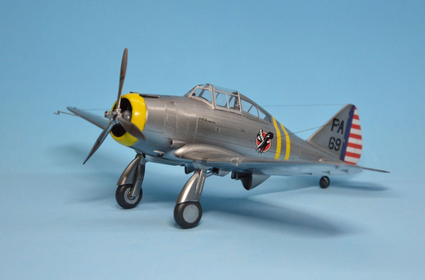 707 - Dora Wings - 48012 - Seversky P-35 - painted model
