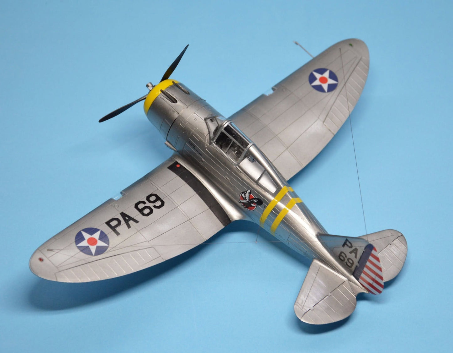 709 - Dora Wings - 48012 - Seversky P-35 - painted model