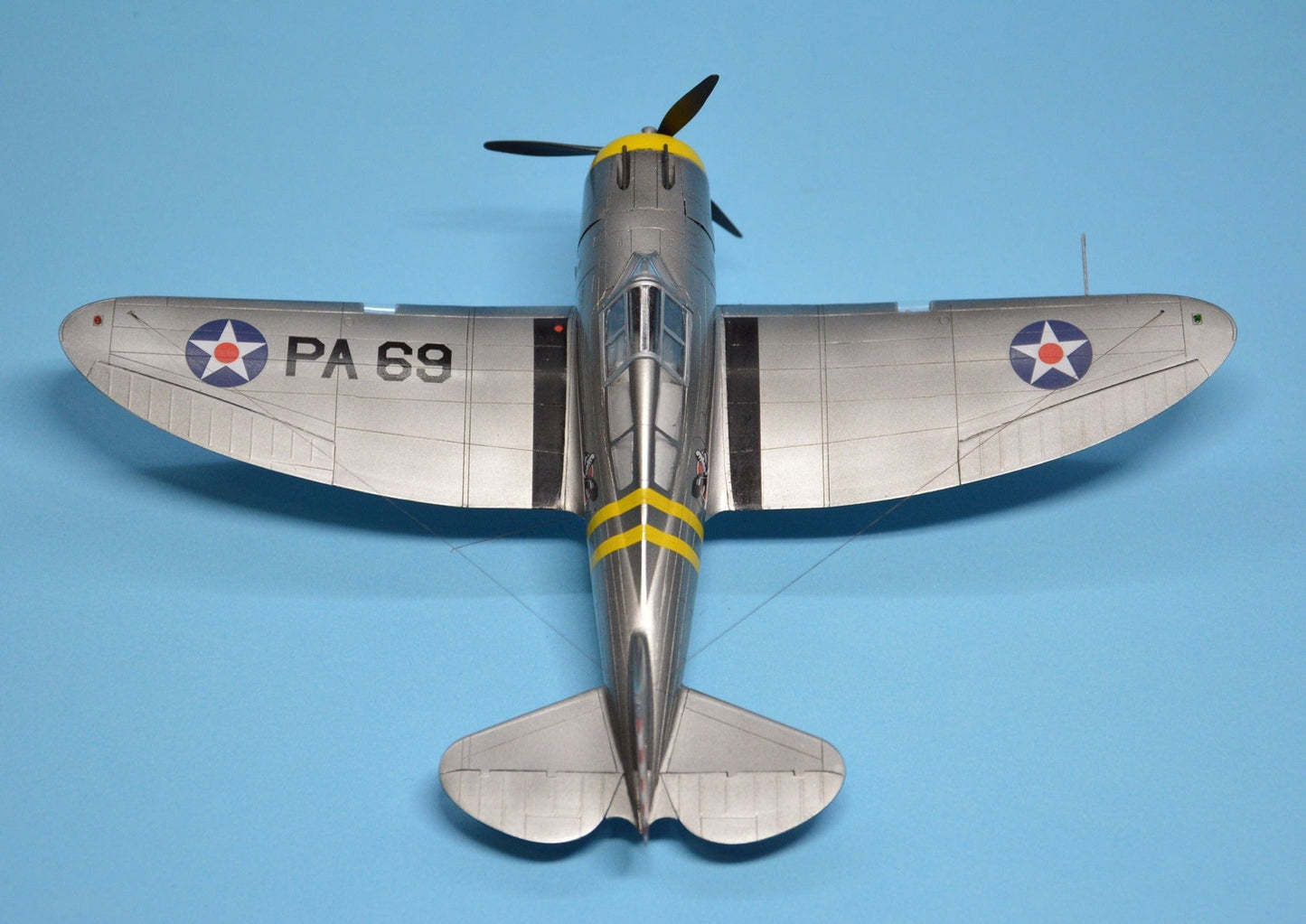 711 - Dora Wings - 48012 - Seversky P-35 - painted model