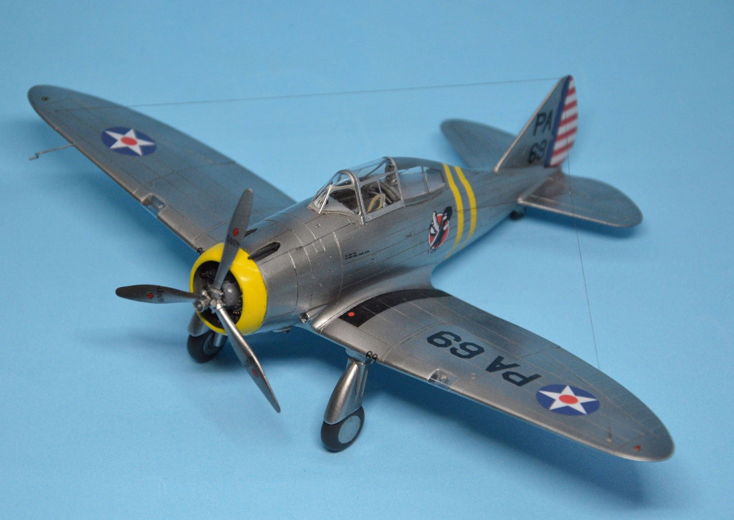 700 - Dora Wings - 48012 - Seversky P-35 - painted model