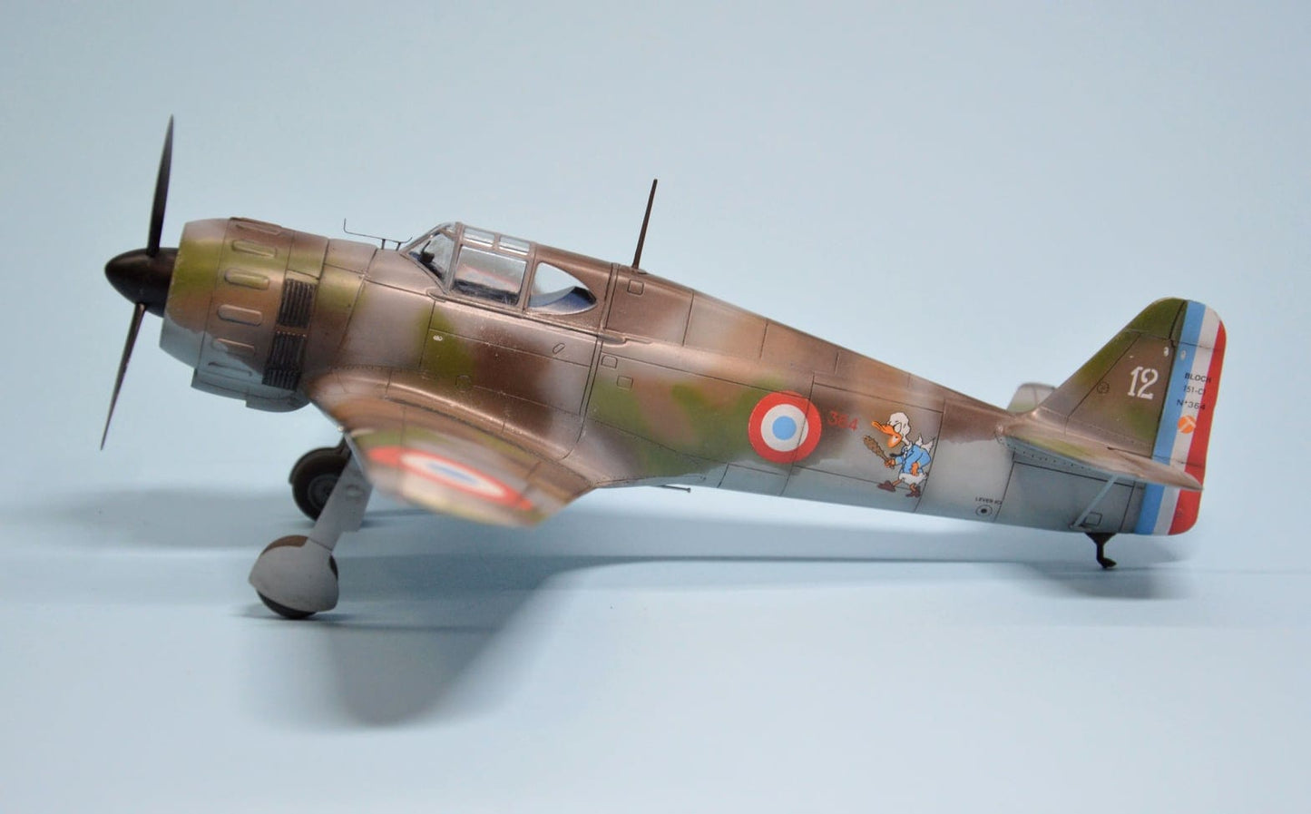 710 - Dora Wings - 48017 - Bloch MB.151.C1 - painted model