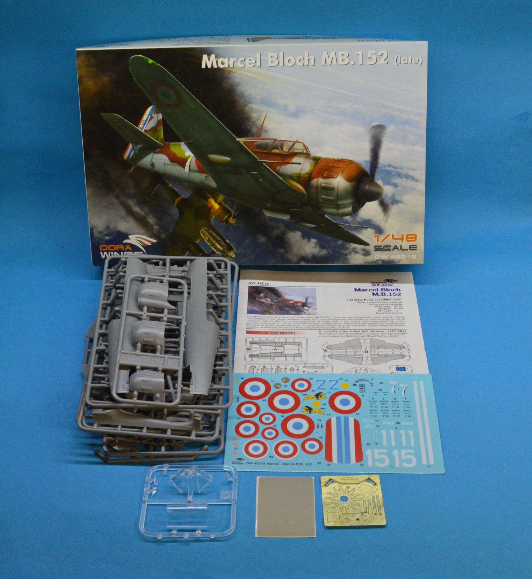 Dora Wings - 48019 - Bloch MB.152 (late) - box contents
