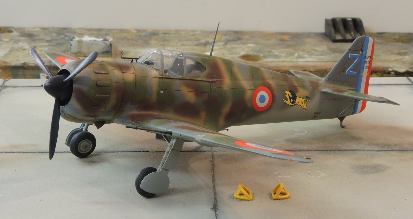 Dora Wings - 48019 - Bloch MB.152 (late) - painted model