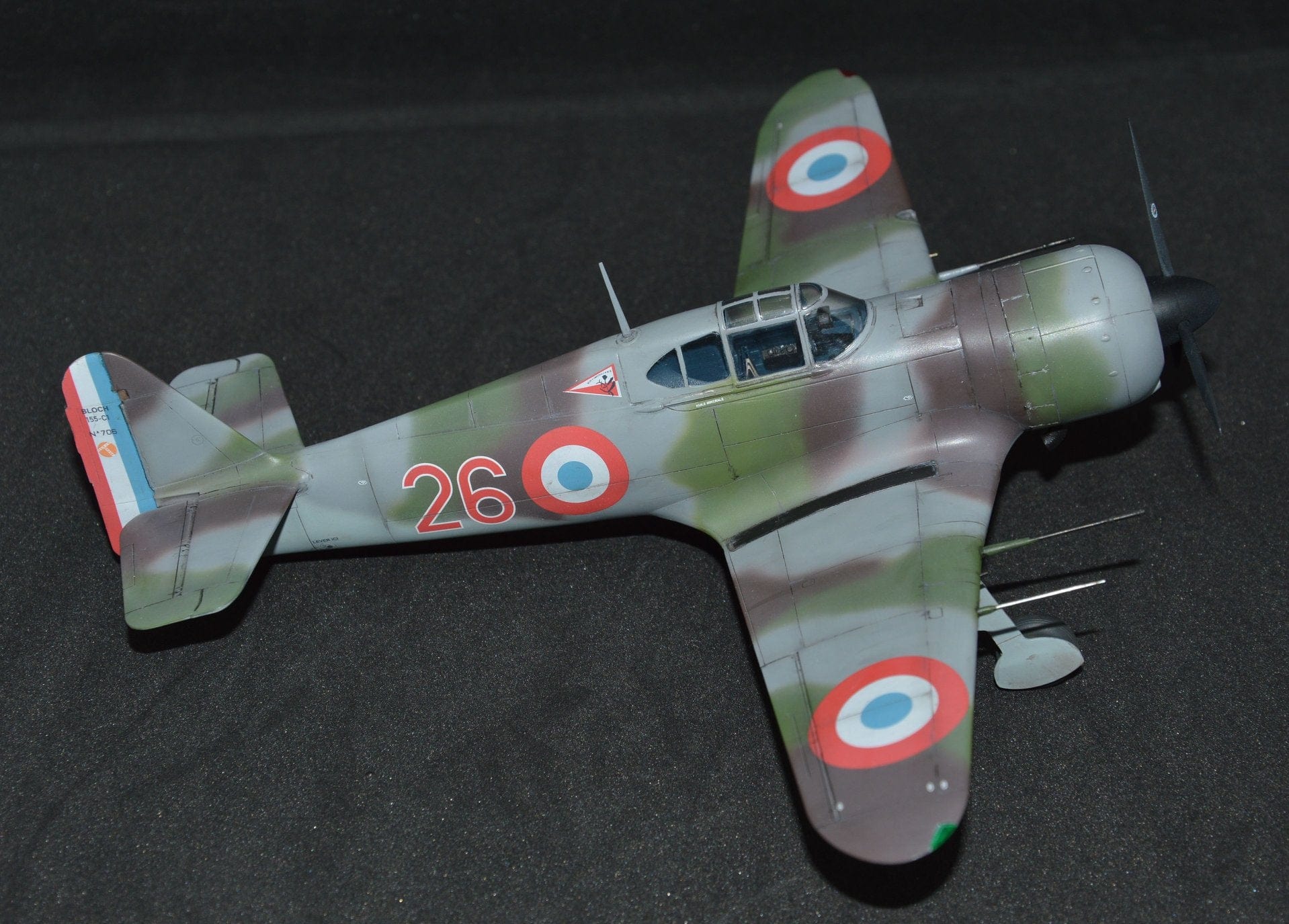Dora Wings - 48021 - Bloch MB.155.С1 - painted model