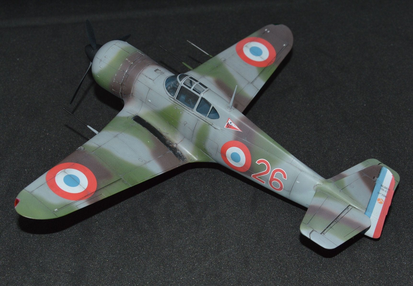 Dora Wings - 48021 - Bloch MB.155.С1 - painted model