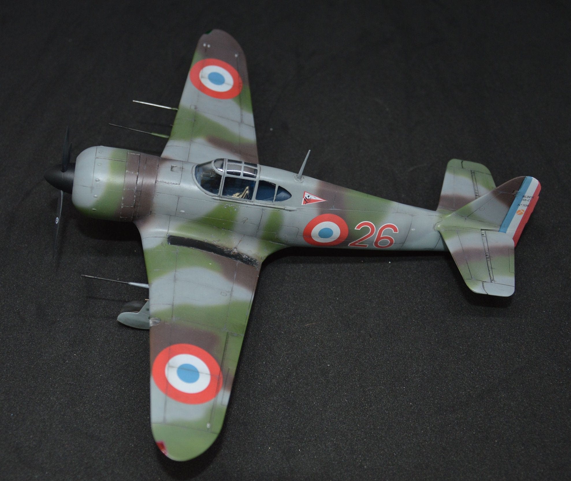 Dora Wings - 48021 - Bloch MB.155.С1 - painted model