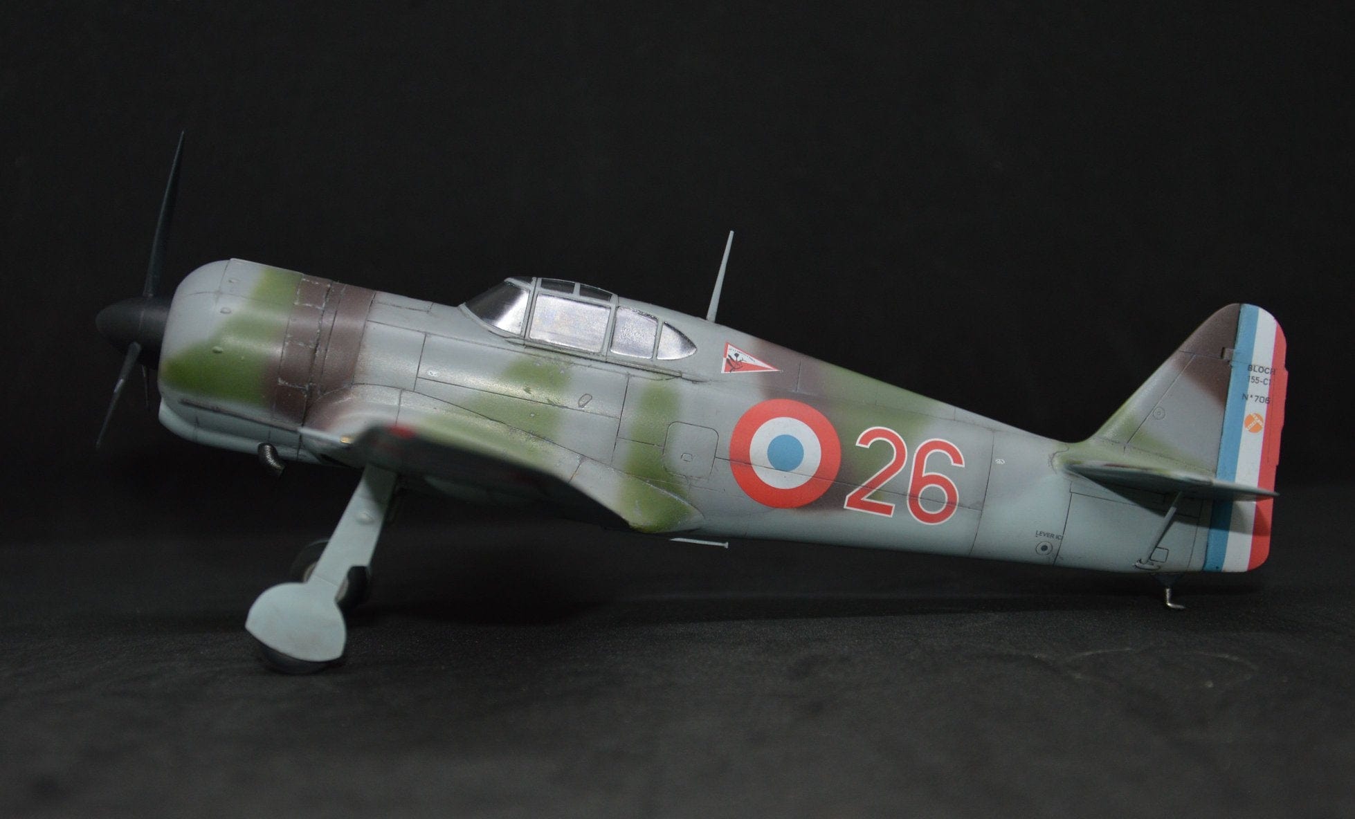 Dora Wings - 48021 - Bloch MB.155.С1 - painted model