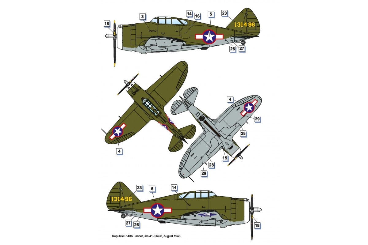 302 - Dora Wings - 48009 - Messerschmitt Bf 109 A/B - paint schemes