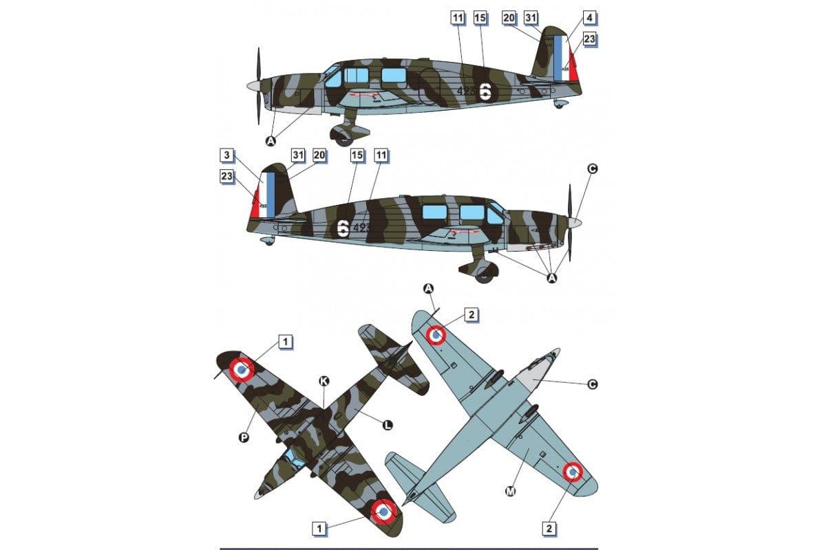 Dora Wings - 48012 - Seversky P-35 - paint schemes