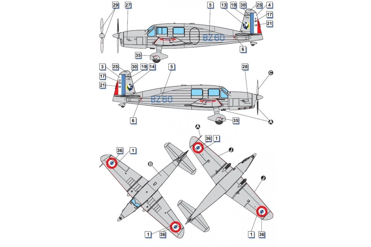 Dora Wings - 48013 - Seversky P-35A - paint schemes
