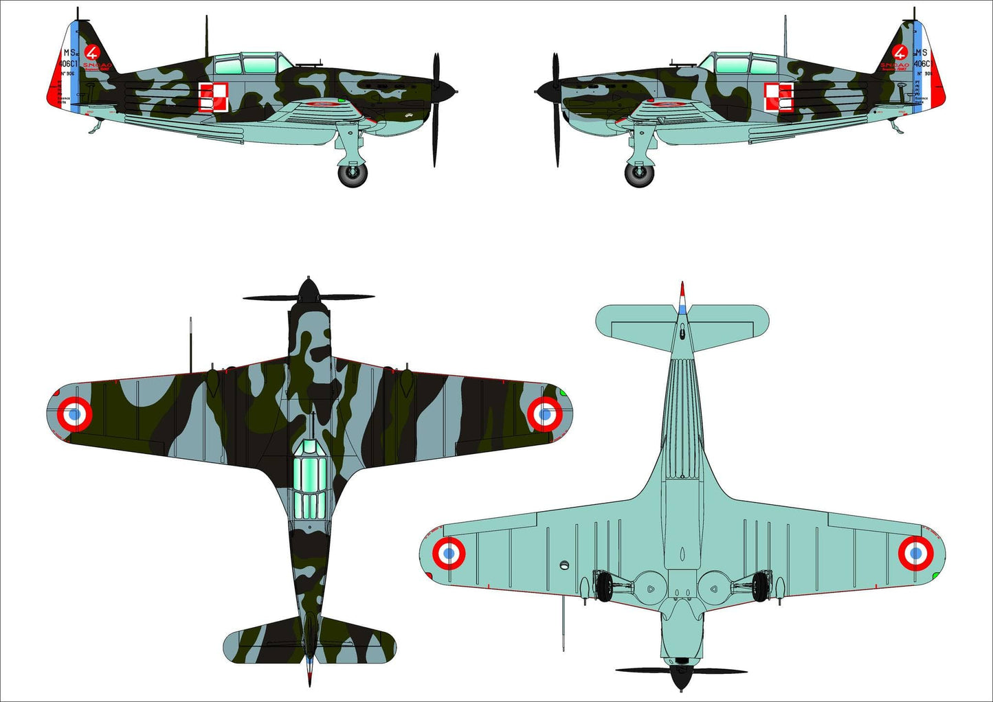301 - Dora Wings - 48025 - Bellanca CH-400 Skyrocket - paint schemes