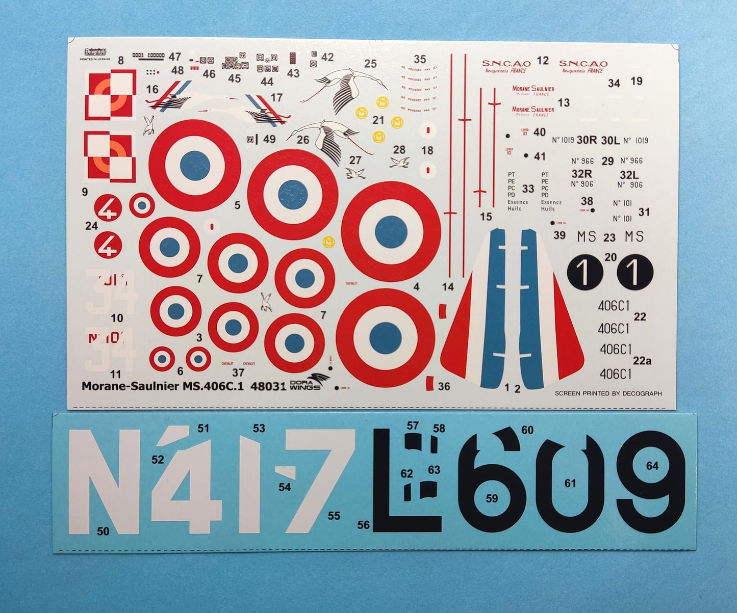 400 - Dora Wings - 48014 - Seversky 2PA/B6 - decals