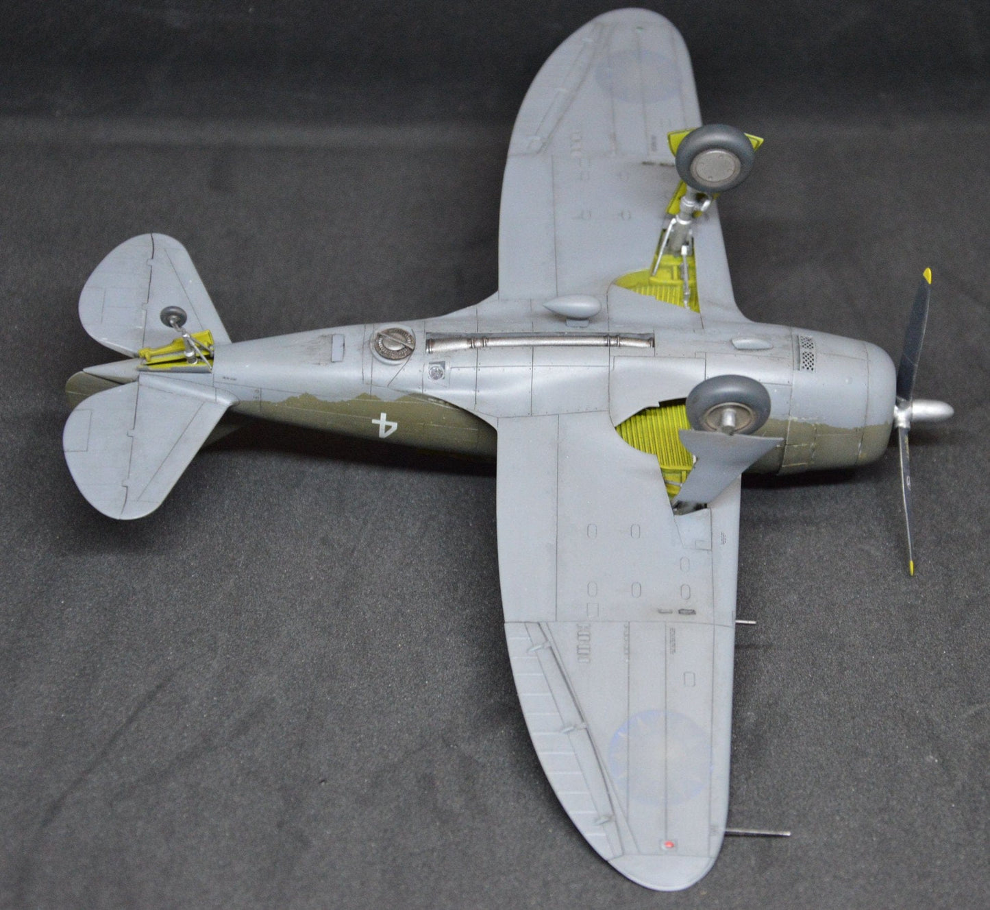 710 - Dora Wings - 48028 - Caudron C.630 Simoun - painted model