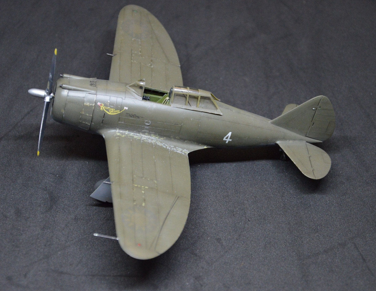 718 - Dora Wings - 48012 - Seversky P-35 - painted model