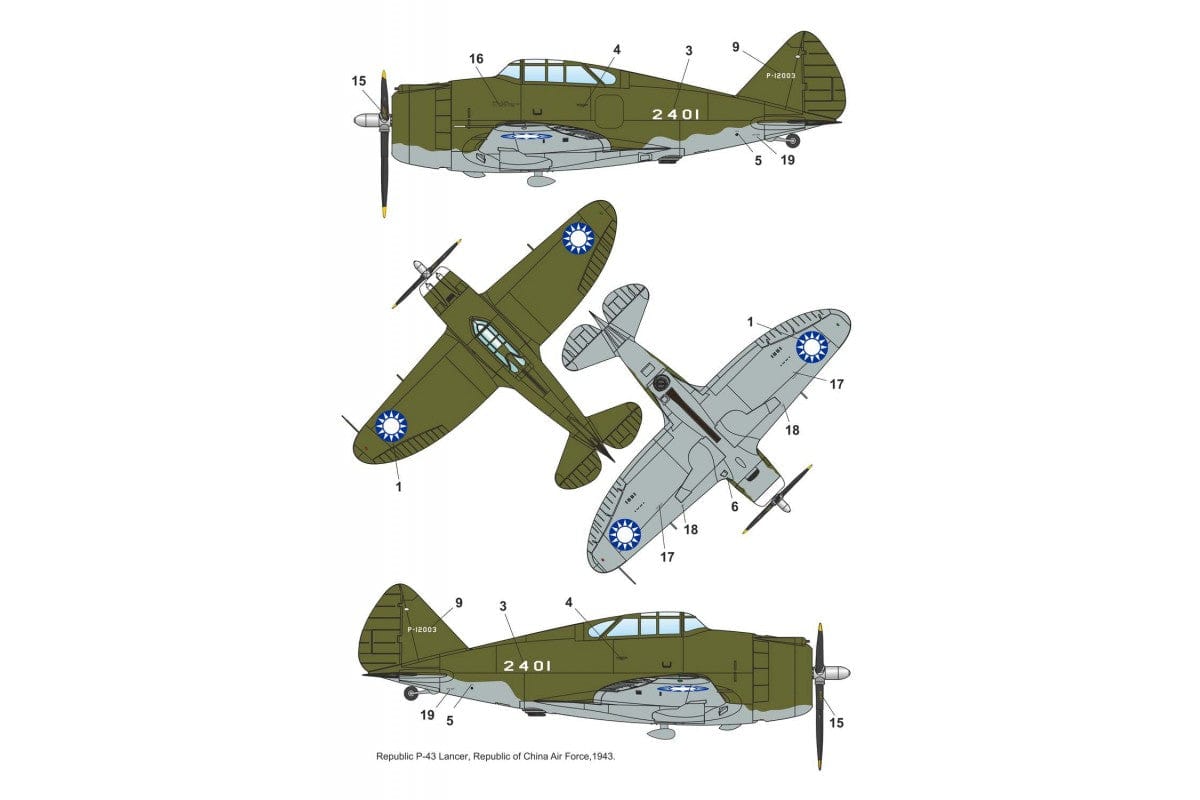 303 - Dora Wings - 48009 - Messerschmitt Bf 109 A/B - paint schemes