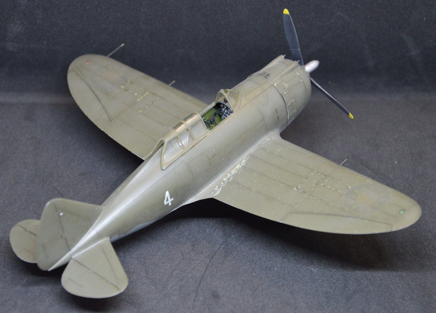 701 - Dora Wings - 48012 - Seversky P-35 - painted model