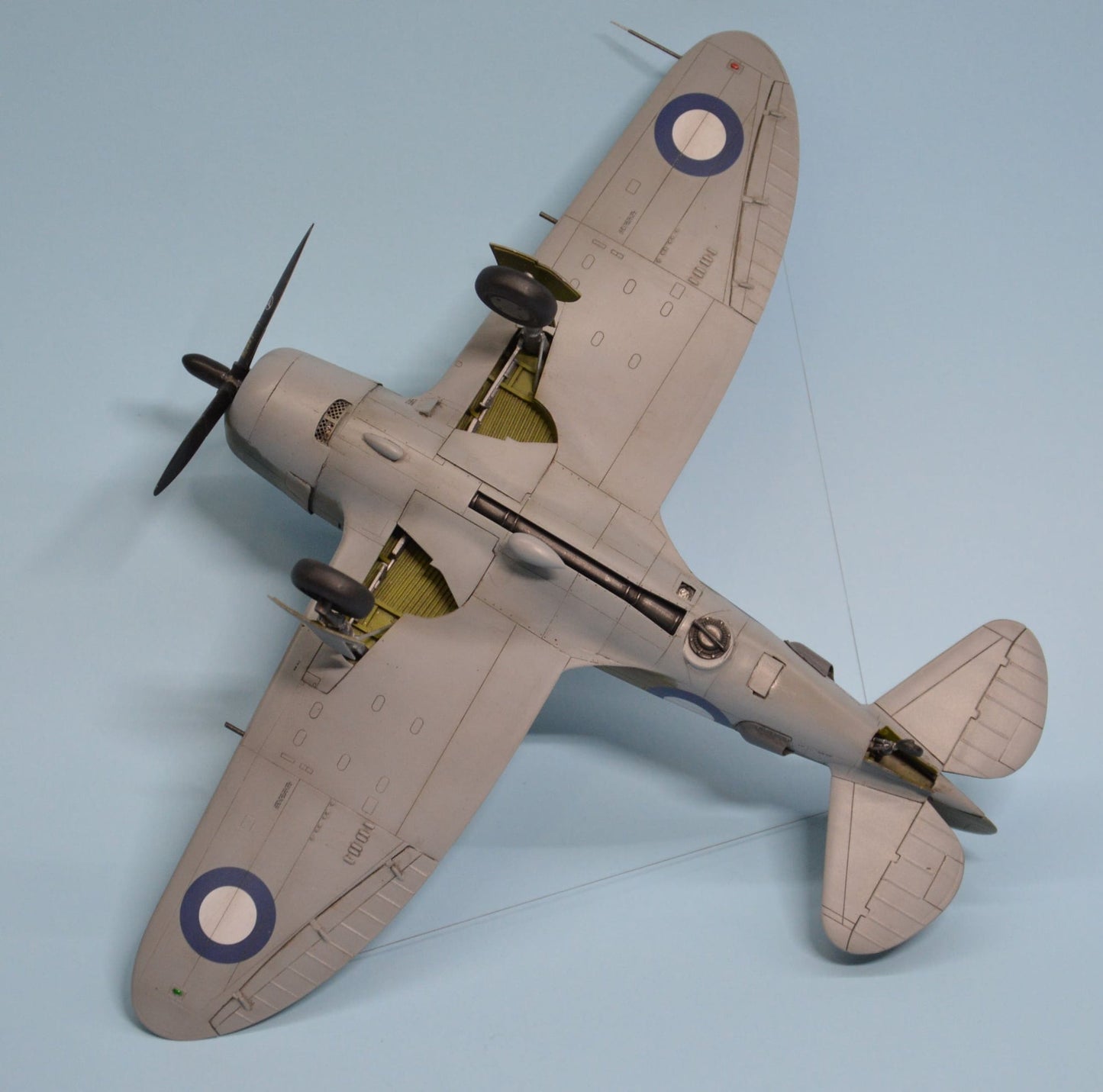 713 - Dora Wings - 48034 - Republic P-43B/C Lancer - painted model