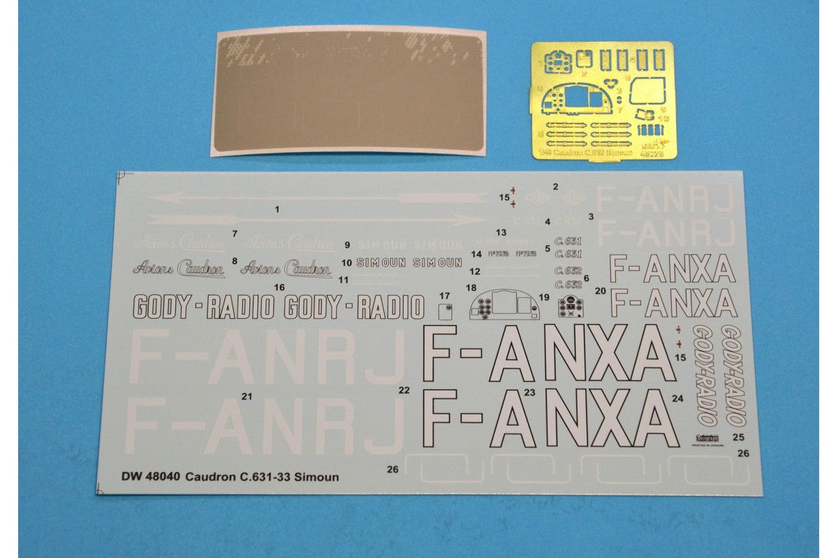 400 - Dora Wings - 48040 - Caudron C.631-33 Simoun - decals