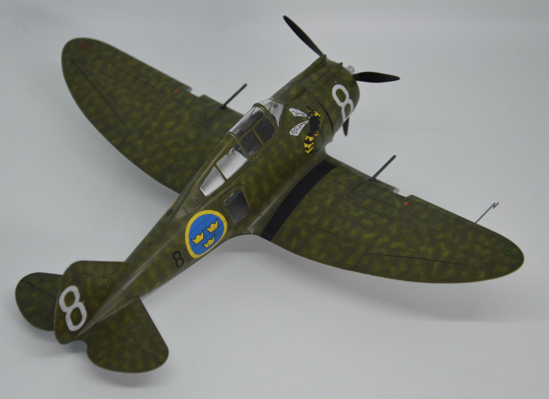 Dora Wings - 48042 - Seversky J 9 - painted model