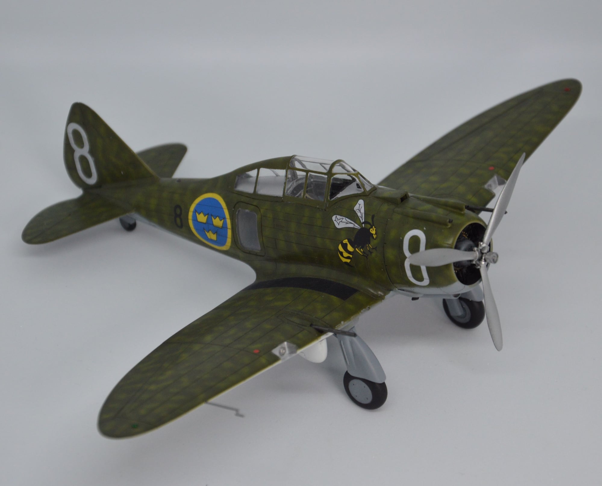 Dora Wings - 48042 - Seversky J 9 - painted model