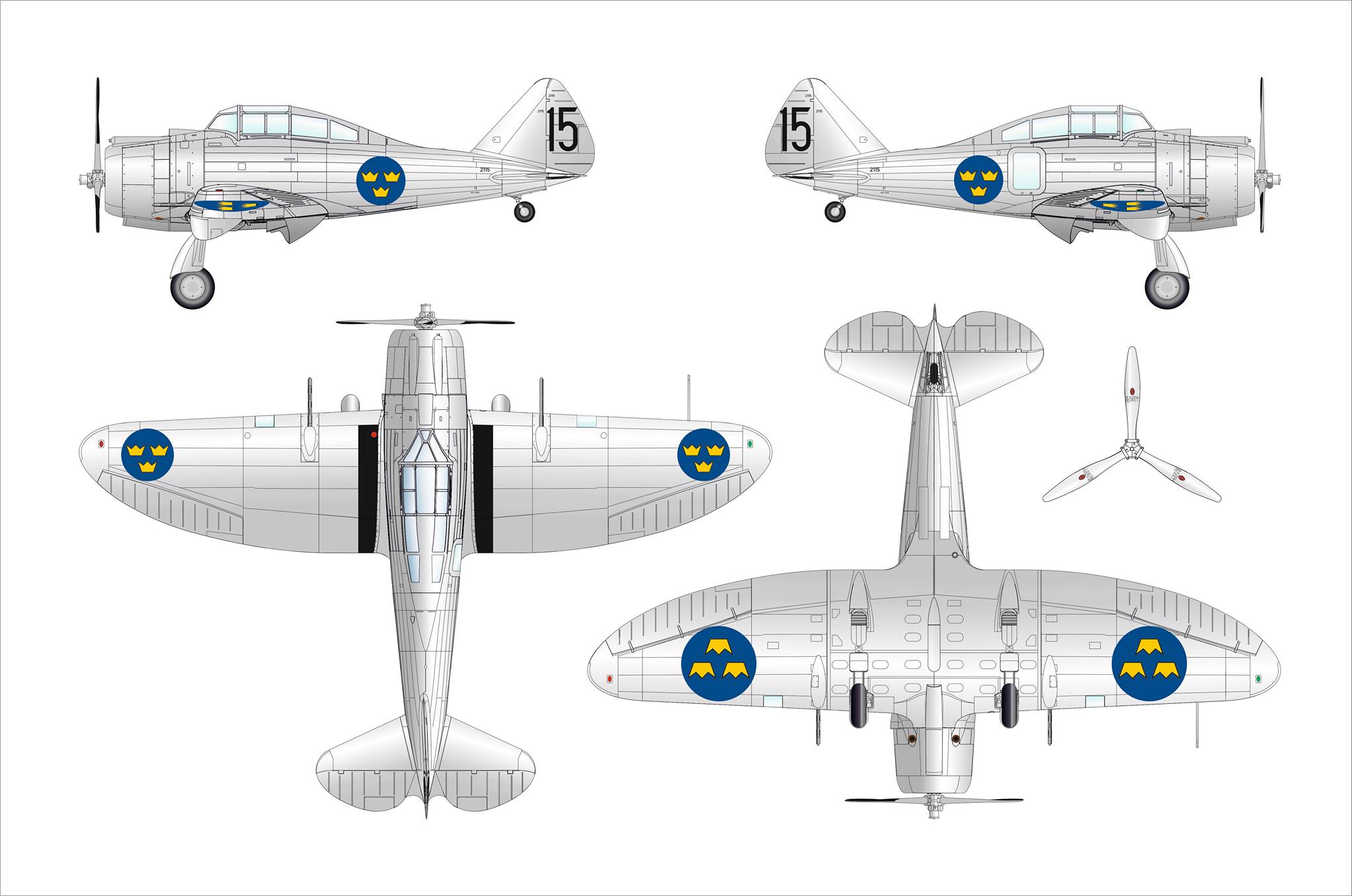 Dora Wings - 48042 - Seversky J 9 - paint schemes