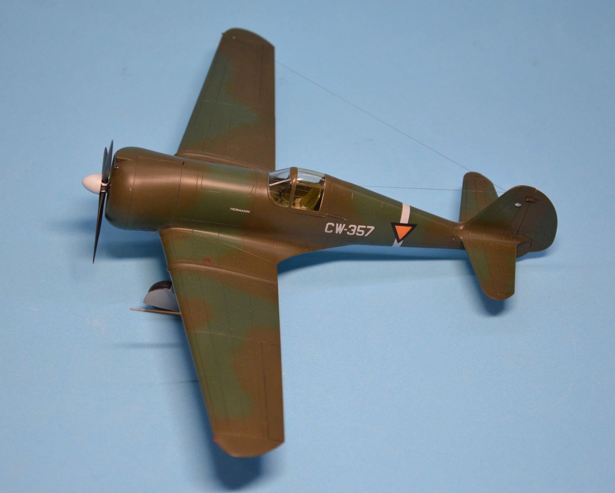 Dora Wings - 48046 - Curtiss-Wright CW-21B - painted model