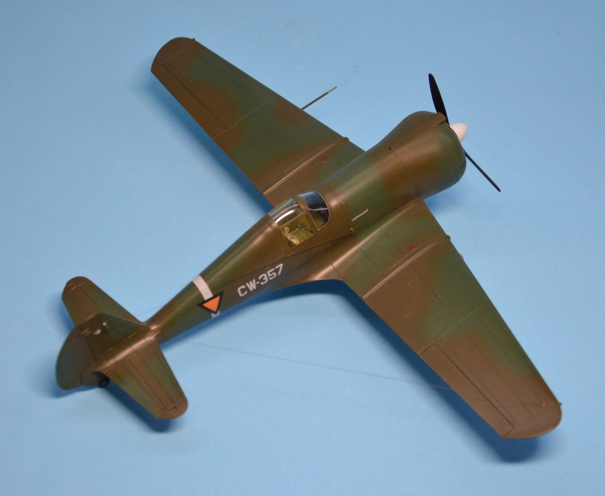 Dora Wings - 48046 - Curtiss-Wright CW-21B - painted model