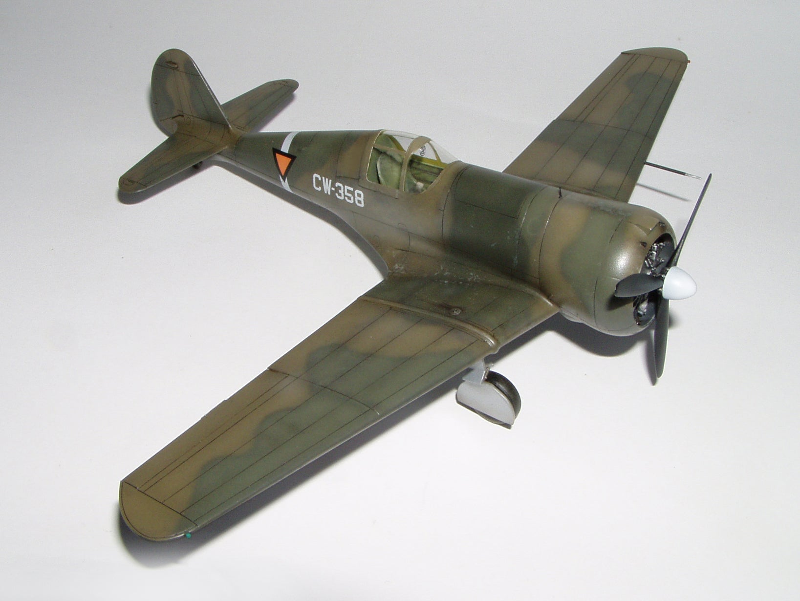 Dora Wings - 48046 - Curtiss-Wright CW-21B - painted model