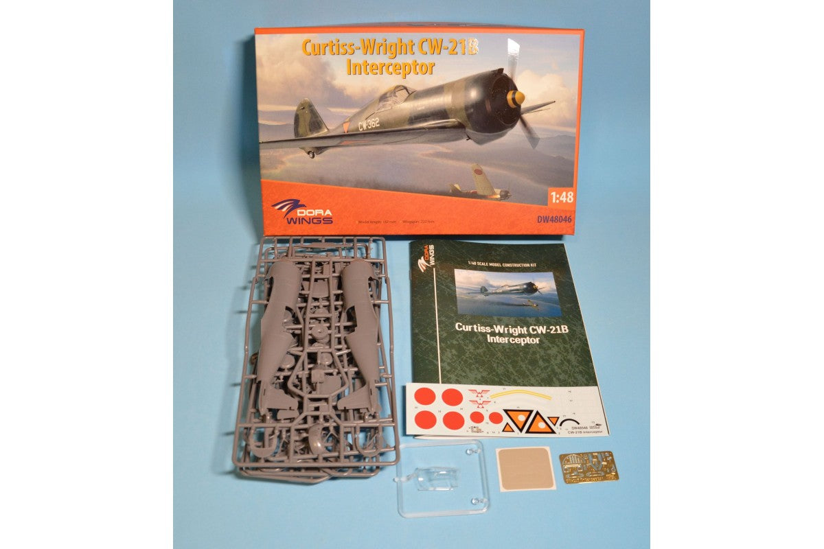 Dora Wings - 48046 - Curtiss-Wright CW-21B - box contents