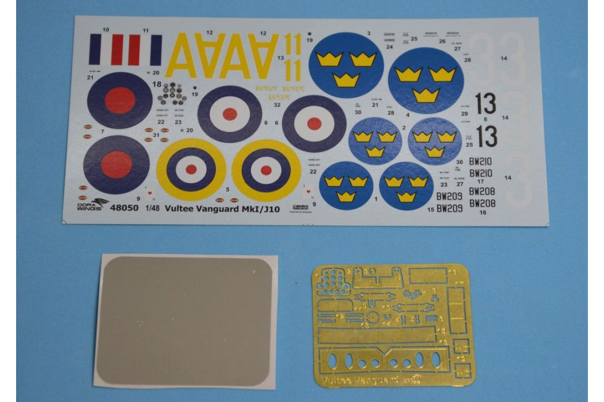 Dora Wings - 48050 - Vultee Vanguard Mk I / J 10 Vanguard - decals