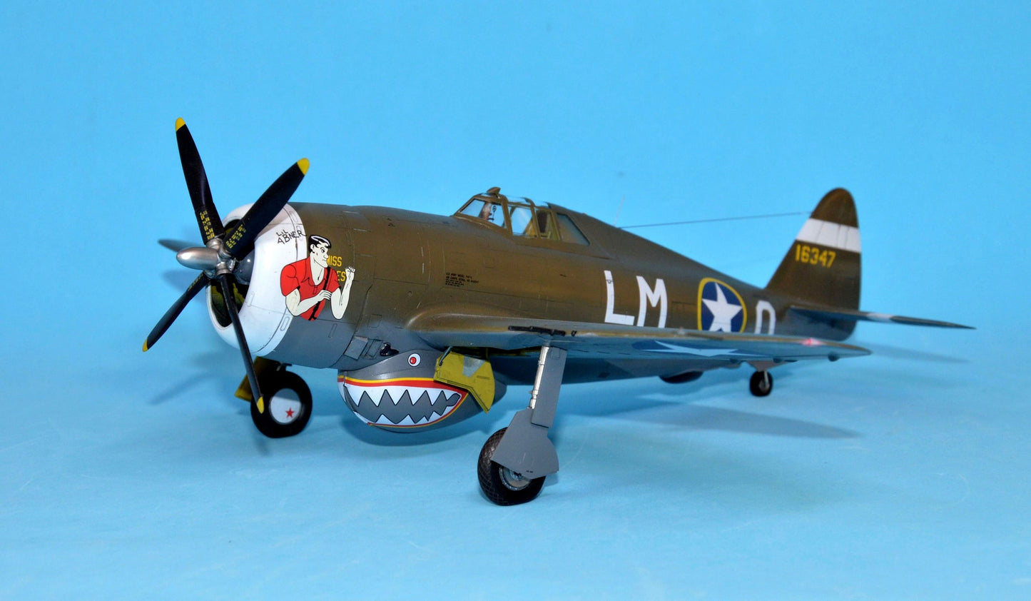 700 - Dora Wings - 48054 - Republic P-47C Thunderbolt with Ferry Tank - painted model