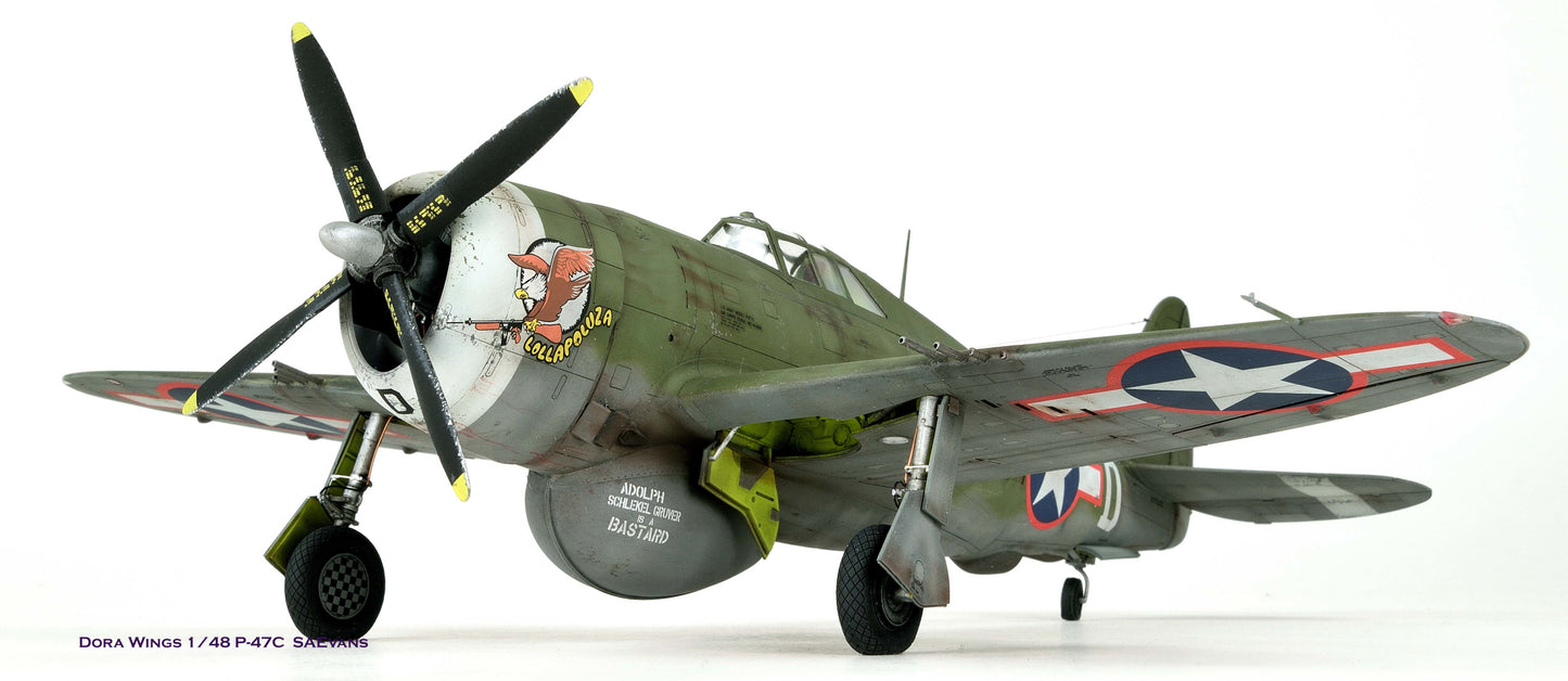 700 - Dora Wings - 48055 - Republic P-47C-2 Thunderbolt - painted model