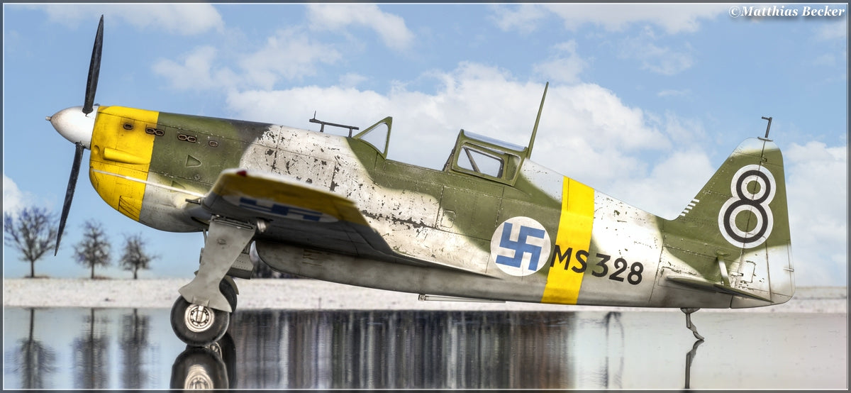 Dora Wings - 48057 - Morane-Saulnier MS.406.C1 ‘Finnish Aces’ - painted model