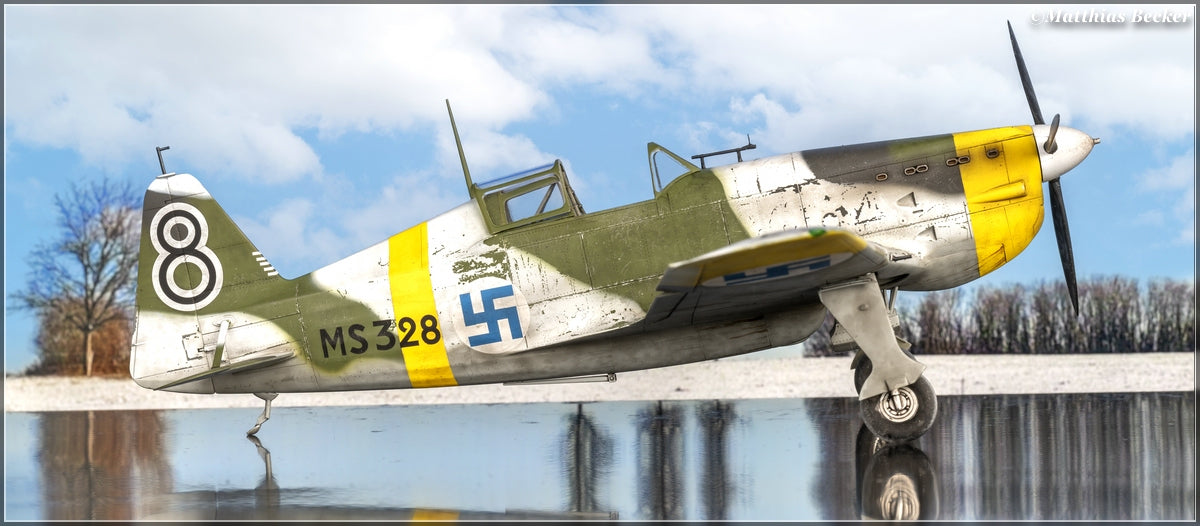 Dora Wings - 48057 - Morane-Saulnier MS.406.C1 ‘Finnish Aces’ - painted model