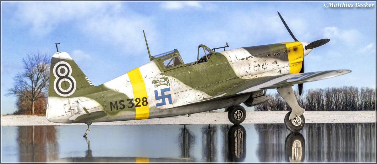 Dora Wings - 48057 - Morane-Saulnier MS.406.C1 ‘Finnish Aces’ - painted model