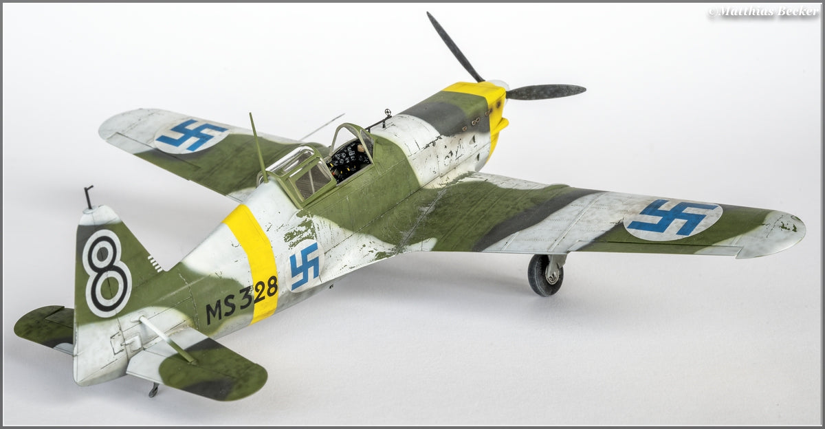 Dora Wings - 48057 - Morane-Saulnier MS.406.C1 ‘Finnish Aces’ - painted model