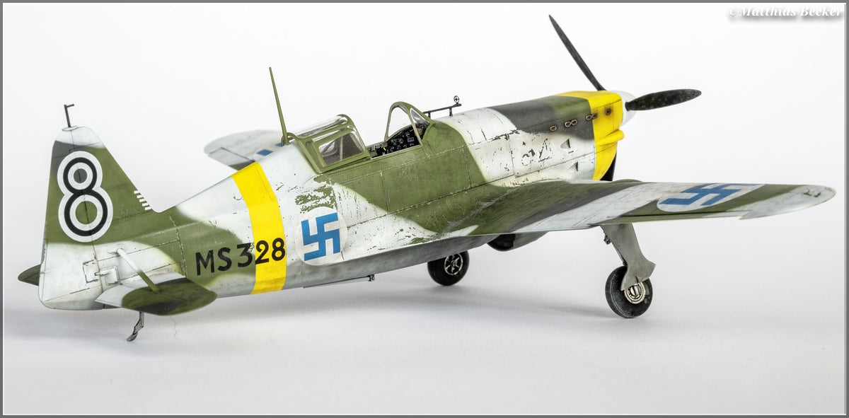 Dora Wings - 48057 - Morane-Saulnier MS.406.C1 ‘Finnish Aces’ - painted model