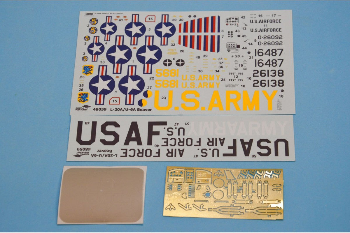 Dora Wings - 48059 - de Havilland Canada L-20A/U-6A Beaver - decals