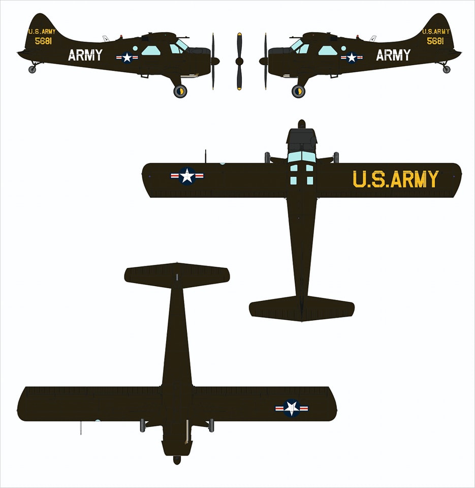 Dora Wings - 48059 - de Havilland Canada L-20A/U-6A Beaver - paint schemes