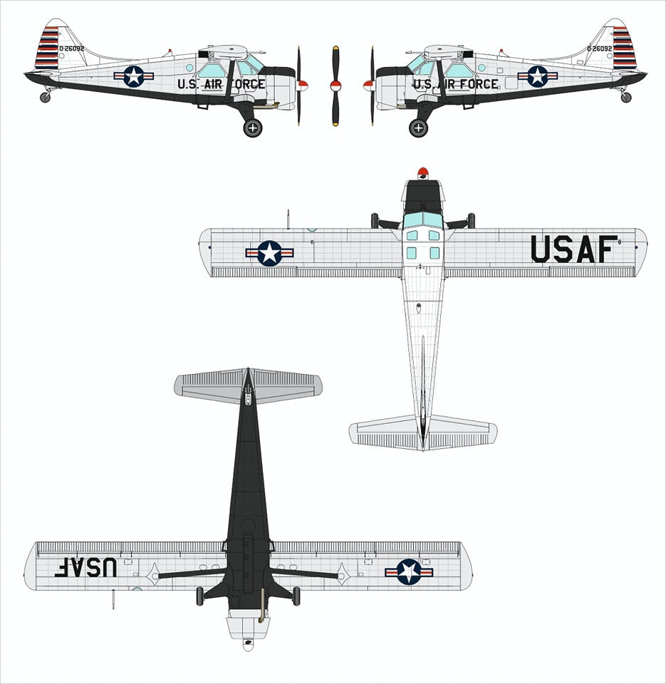 Dora Wings - 48059 - de Havilland Canada L-20A/U-6A Beaver - paint schemes