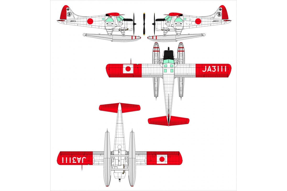 302 - Dora Wings - 48060 - de Havilland Canada DHC-2 Beaver - paint schemes