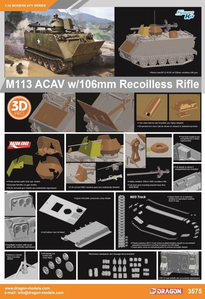 011 - Dragon - 3575 - M113 ACAV - secondary image
