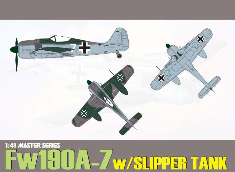 300 - Dragon - 5545 - Focke-Wulf Fw 190 A-7 with Slipper Tanks - paint schemes