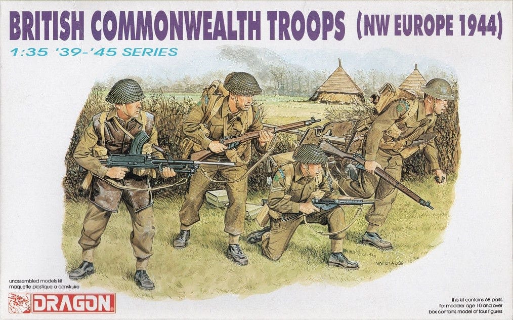 010 - Dragon - 6055 - British Commonwealth Troops (NW Europe 1944) - primary image